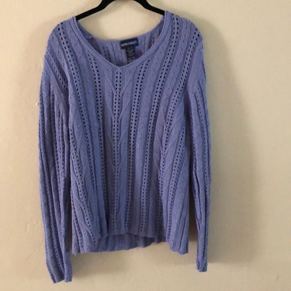Splendor knit cotton sweater